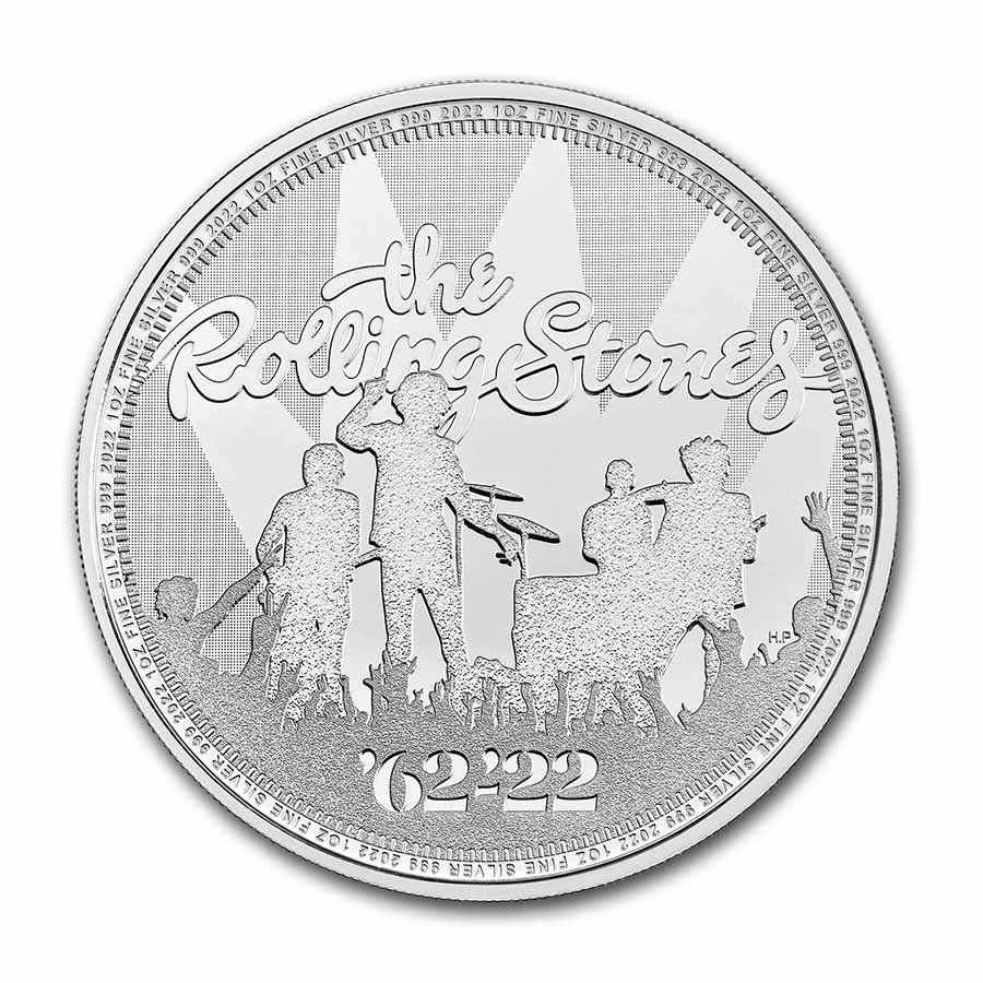 Buy 2022 1 oz Silver Round: The Rolling Stones| APMEX