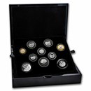 2022 GB 10-Coin Silver Her Majesty Queen Elizabeth II Proof Set