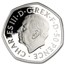2022 GB Platinum 50p Her Majesty Queen Elizabeth Proof