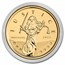 2022 Gibraltar 1 oz Gold Lady Justice BU