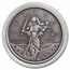 2022 Gibraltar 1 oz Silver Lady Justice Antique