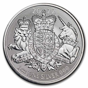 Buy 2022 Great Britain 1 oz Silver The Royal Arms BU - Damaged | APMEX