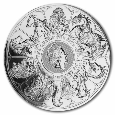 2022 Great Britain 10 oz Silver Queen's Beasts Collector Coin