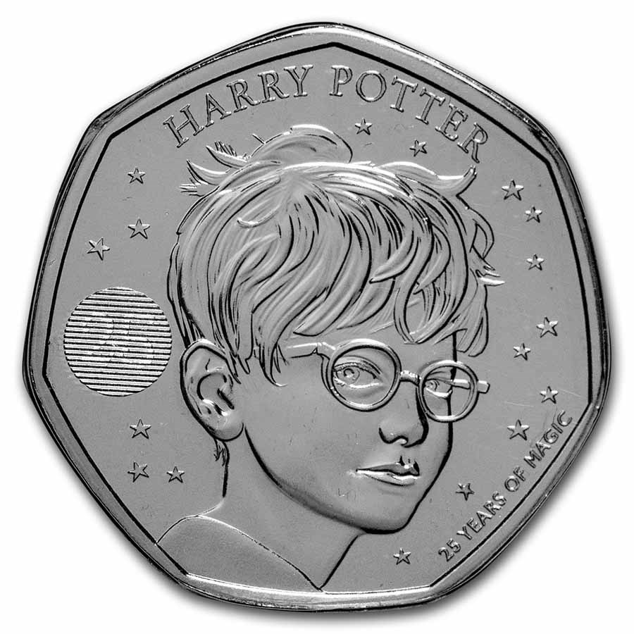 2022 Great Britain Harry Potter 50p BU Coin