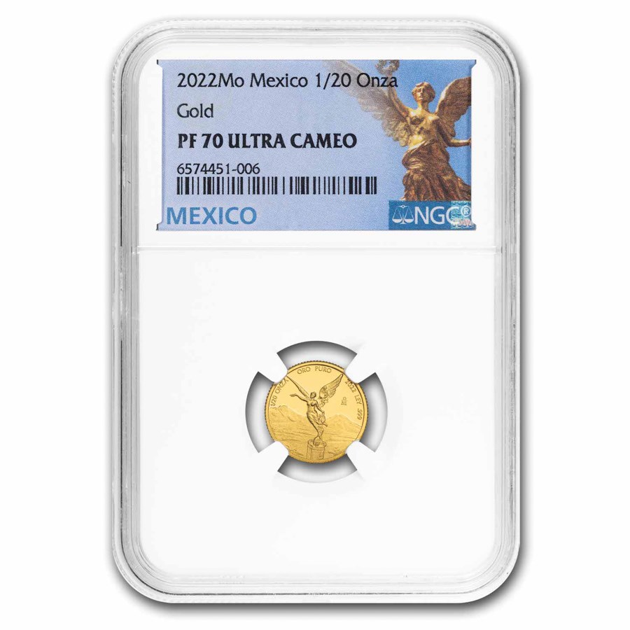 2022 Mexico 1/20 oz Proof Gold Libertad PF-70 NGC