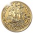 2022 Netherlands Gold Proof Ship Shilling (w/Ceramic Case)