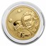 2022 Niue 1 oz Gold Icons of Inspiration: Albert Einstein BU