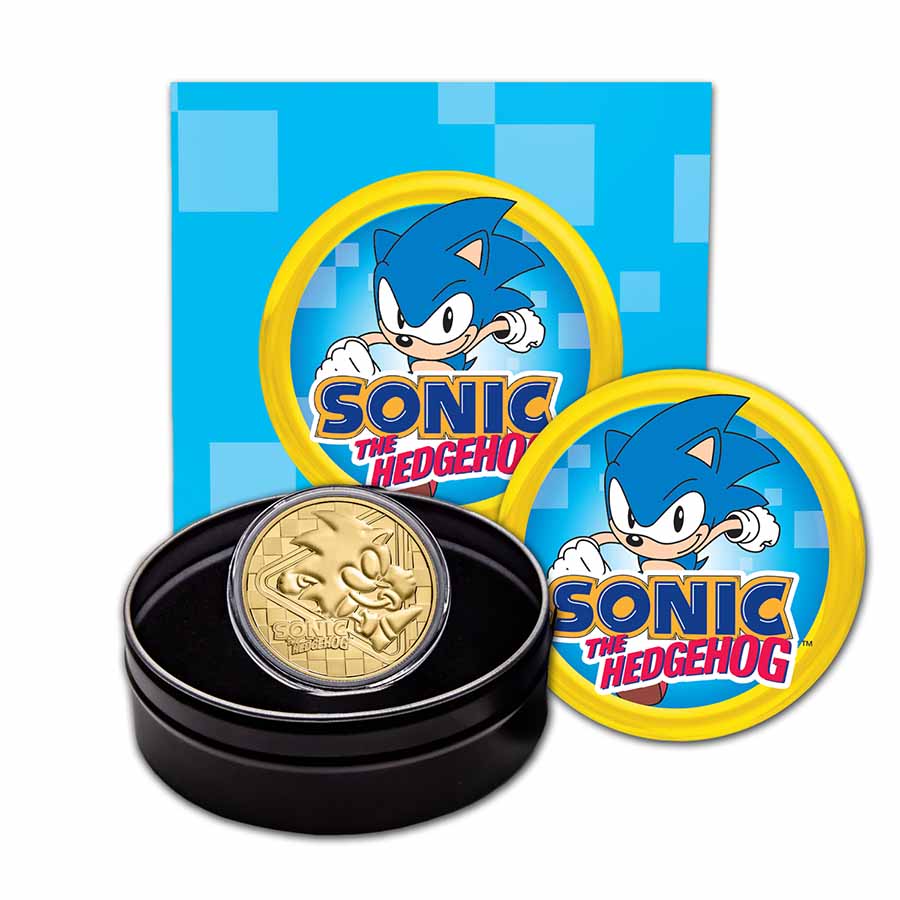 Buy 2022 Niue 1 oz Gold Sonic the Hedgehog BU | APMEX