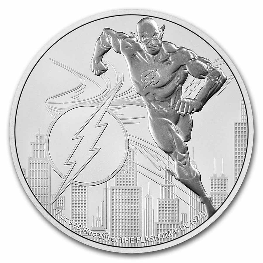 Buy 2022 1 oz Silver Flash Coin DC Justice League | APMEX