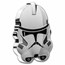 2022 Niue 1 oz Silver $2 Star Wars Faces: Clone Trooper 2