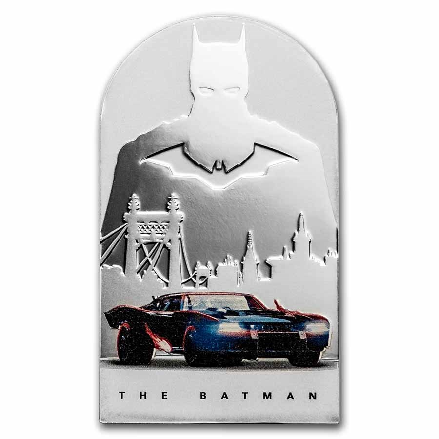 2022 Niue 1 oz Silver $2 The Batman Batmobile: Archway Coin