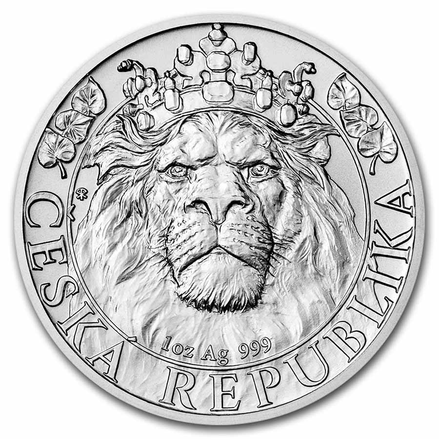 Buy 1 oz Silver Czech Lion Brilliant Uncirculated | APMEX