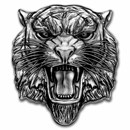 2022 Niue 2 oz Silver $5 Fierce Nature - Tiger