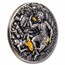 2022 Niue 2 oz Silver Antique Gods: Dionysus