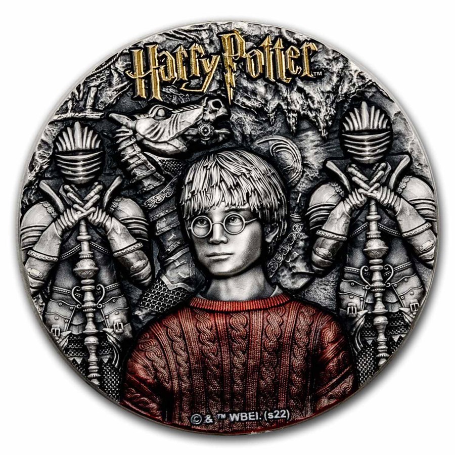 2022 Niue 2 oz Silver Harry Potter and the Philosopher's Stone