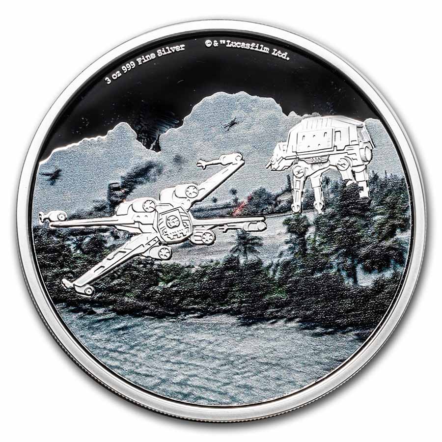 Buy 2023 Niue 1 oz Silver $2 Star Wars: Mandalorian Beskar Bar | APMEX