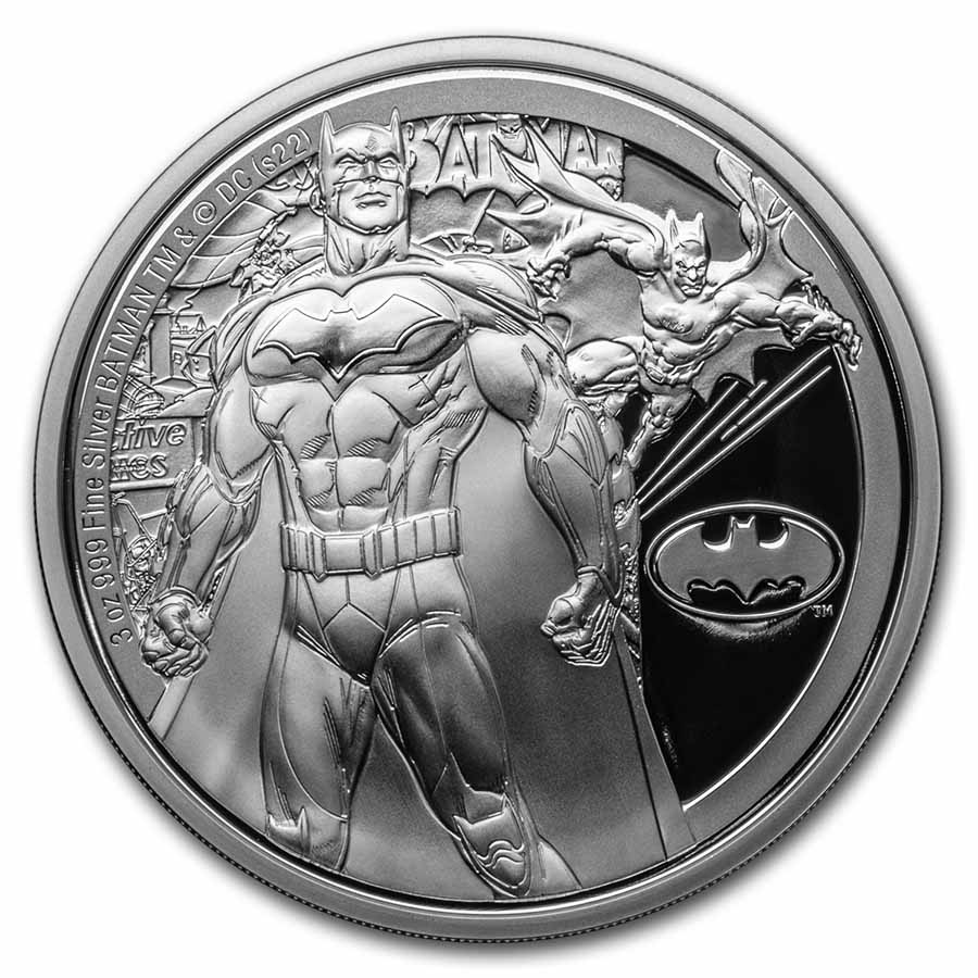 Buy 2022 Niue 3 oz Silver Coin 10 DC Classics BATMAN APMEX