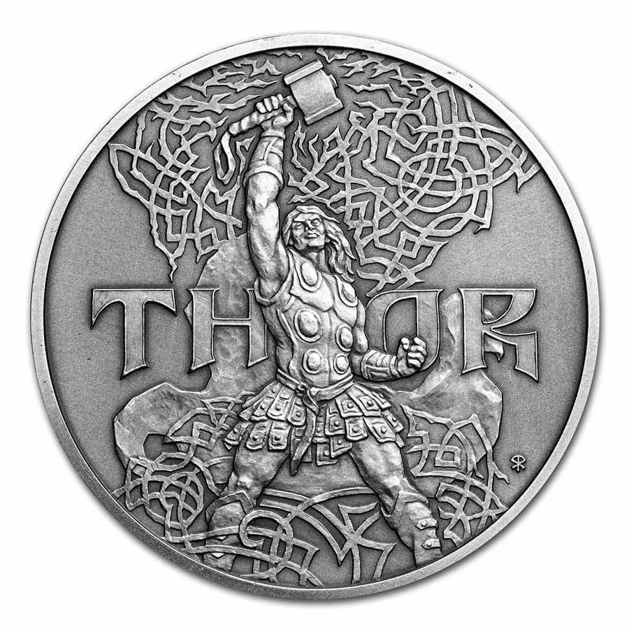 2022 Niue 5 oz Silver Universal Gods: Thor