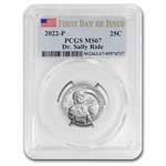 2022-P Dr. Sally Ride Silver Quarter MS-67 PCGS (FDI)