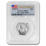 2022-P Dr. Sally Ride Silver Quarter MS-67 PCGS (FS)