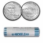 2022-P Jefferson Nickel 40-Coin Roll BU