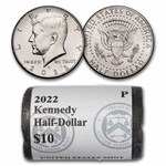 2022-P Kennedy Half Dollar 20-Coin Roll BU (Mint Wrapped)