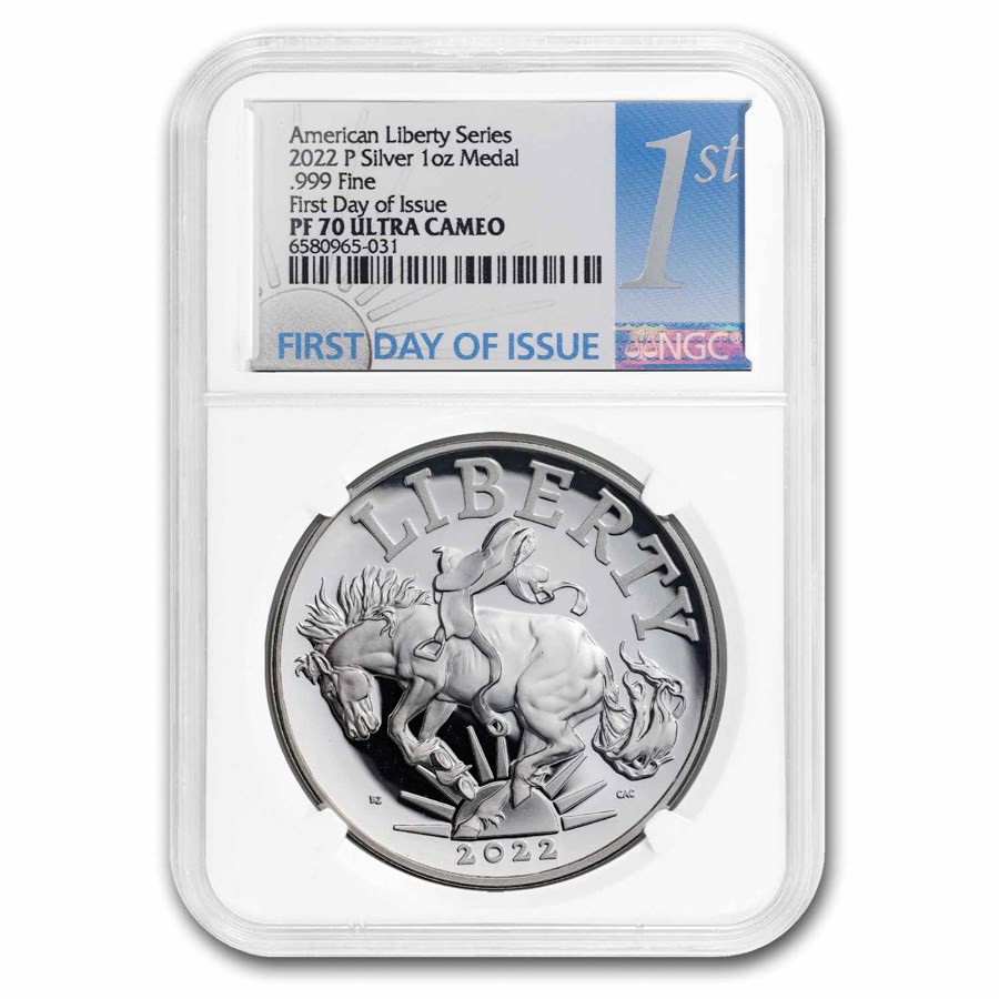 Buy 2022-P Silver American Liberty Medal PF-70 NGC (First Day) | APMEX