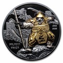 2022 Palau 3 oz Silver 40th Anniversary Paladin Panda