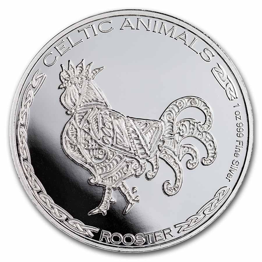 Buy 2022 1 oz Silver Celtic Rooster Animal Coin BU | APMEX