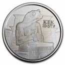 2022 Republic of Chad 1 oz Silver Kek God of Chaos (Scruffy)