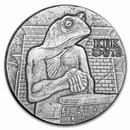 2022 Republic of Chad 5 oz Silver Kek God of Chaos (Antiqued)