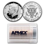 2022-S Kennedy Half Dollar 20-Coin Roll Proof