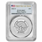 2022-S Maya Angelou American Women Quarter MS-67 PCGS (FDI)