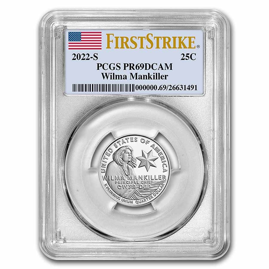 2022-S Wilma Mankiller Quarter Proof PR-69 PCGS (FS)