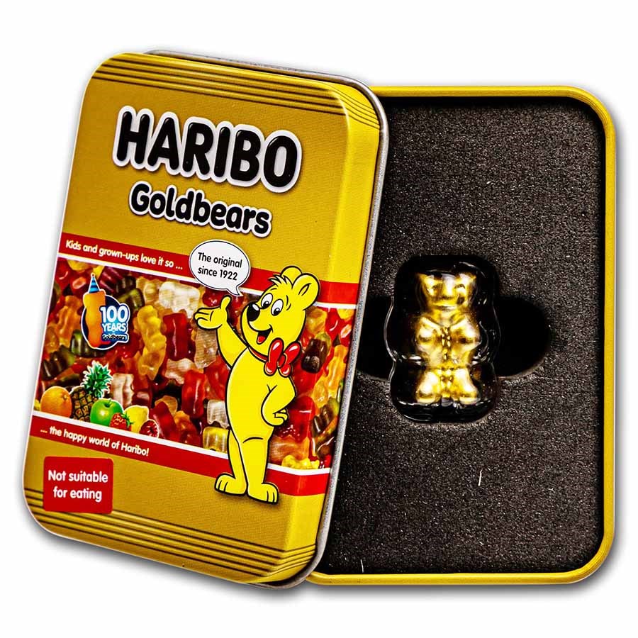 2022 Samoa 1 oz Silver Haribo Goldbear Shaped Coin