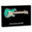 2022 SI 1 oz Proof Silver Fender® Surf Green Stratocaster