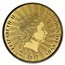 2022 Solomon Islands 1/100 oz Gold Inverted Jenny Stamp Coin