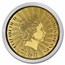 2022 Solomon Islands 1/100 oz Gold One-Kreuzer Black Coin