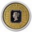 2022 Solomon Islands 1/100 oz Gold The Penny Black Coin