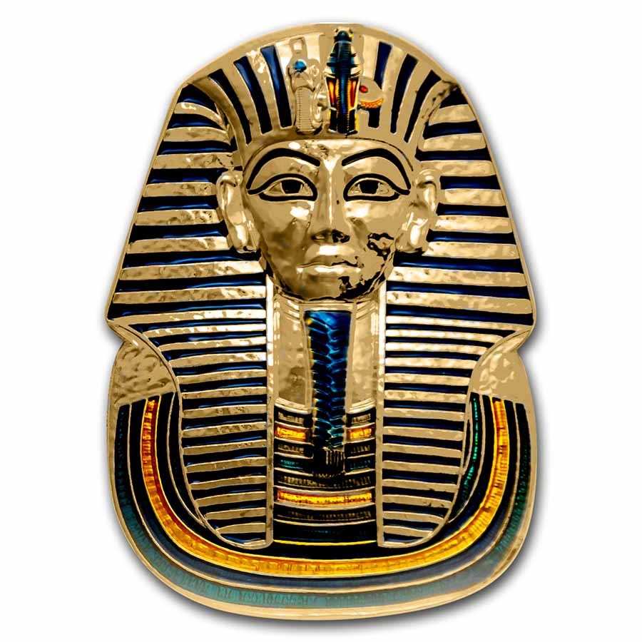 Buy 2022 Solomon Islands 3 oz Gold Mask of Tutankhamun Shaped Coin | APMEX