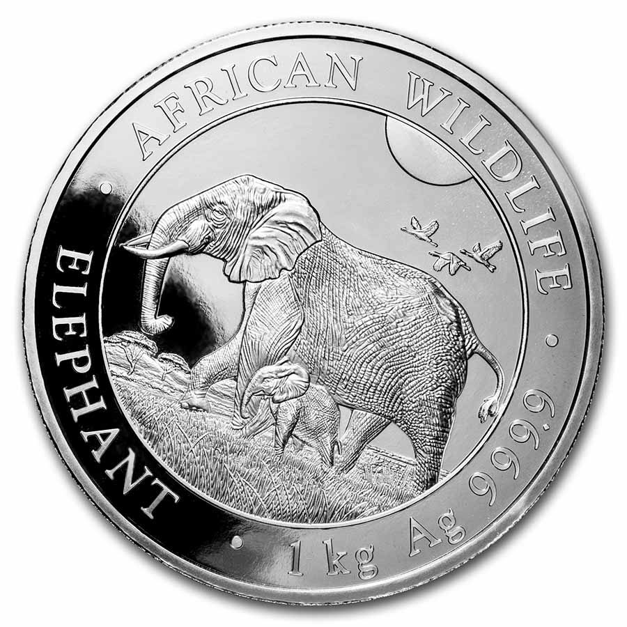 Buy 2022 Somalia 1 kilo Silver Elephant BU | APMEX