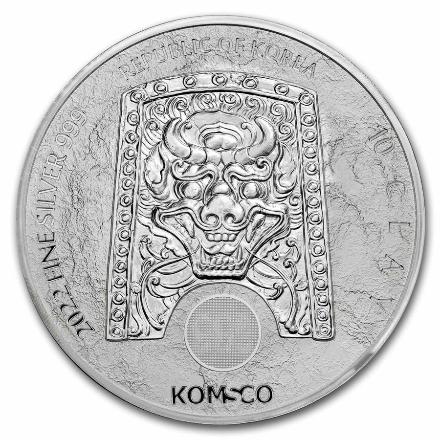 2022 South Korea 10 oz Silver Chiwoo Cheonwang BU