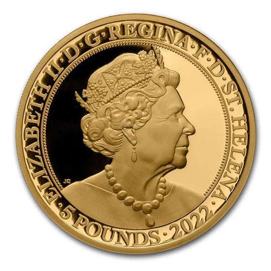 Buy 2022 St. Helena 1 oz Gold Platinum Jubilee Proof | APMEX