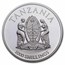 2022 Tanzania 1 oz Silver Mythical Creatures: Hydra