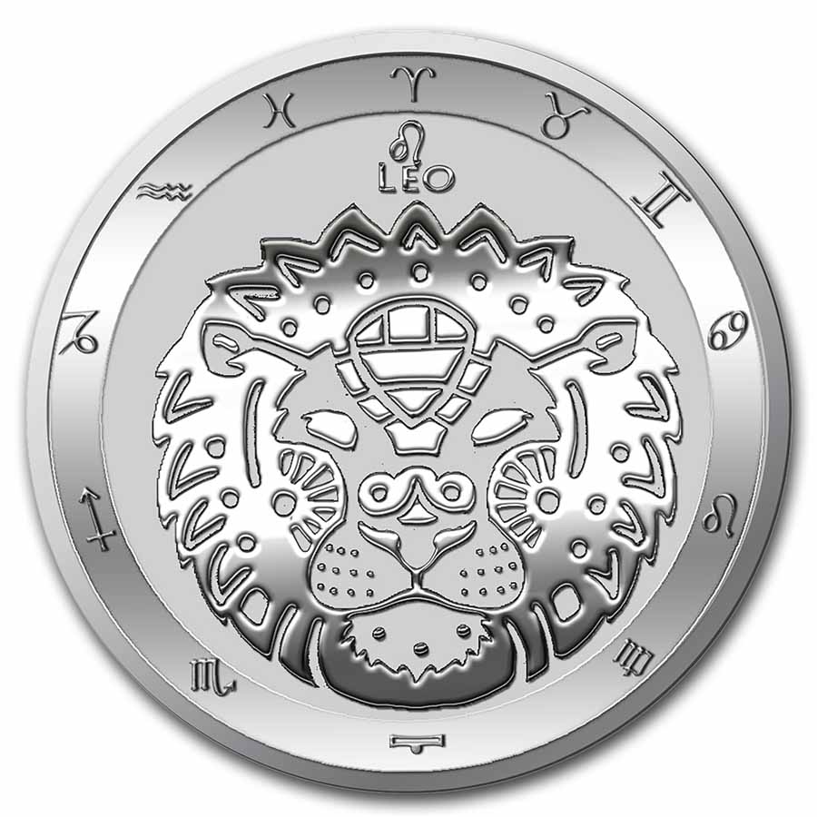 Buy 2022 Tokelau 1 oz Silver $5 Zodiac Series: Leo BU | APMEX