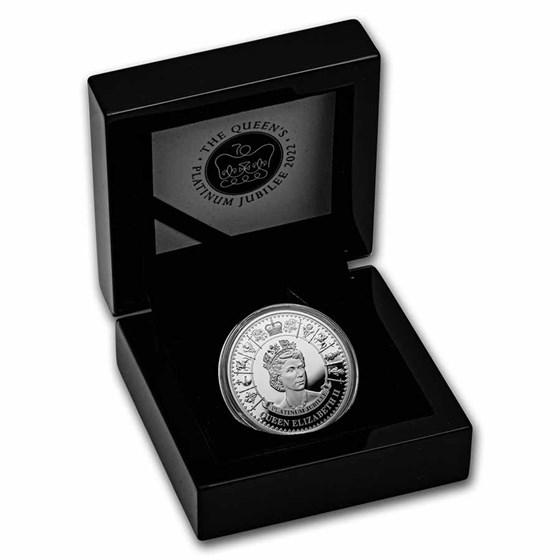 Buy 2022 Tokelau 1 oz Silver Queen Elizabeth II Platinum Jubilee | APMEX