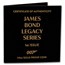 2022 Tuvalu 1/4 oz Gold 007 James Bond Legacy Series 1st Issue