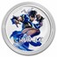 2022 Tuvalu 1 oz Silver Colorized Street Fighter: Chun Li