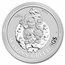 2022 Tuvalu 1 oz Silver The Simpsons: Season's Greetings BU