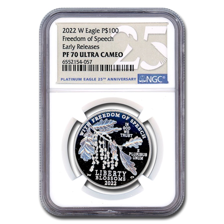 2022-W 1 oz Proof Platinum Eagle PF-70 NGC (ER)